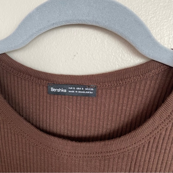 Bershka Racer Ribbed Mini Dress - Picture 6 of 7